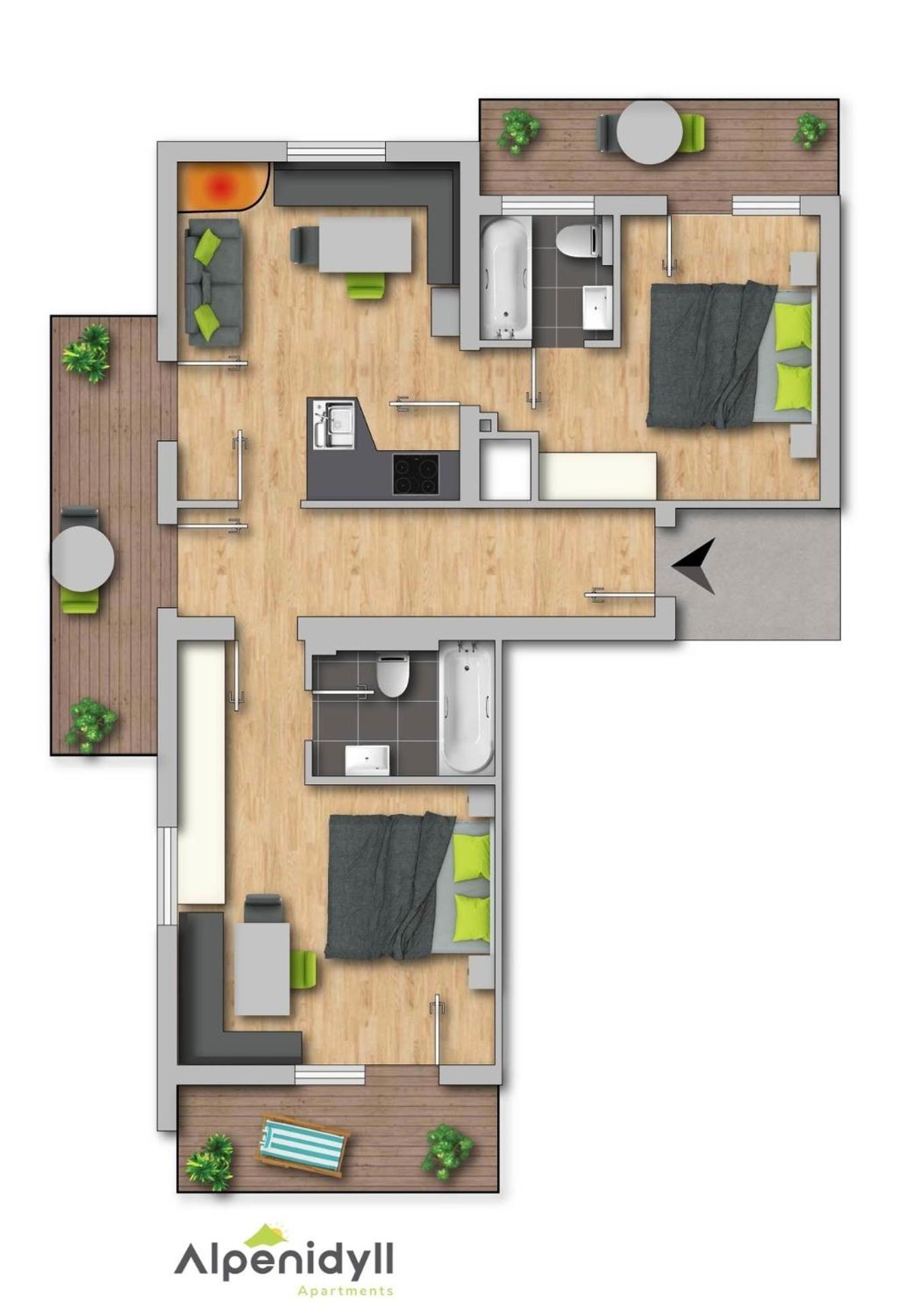 Bergidyll 6 By Alpenidyll Apartments 拉姆绍达赫斯坦 外观 照片